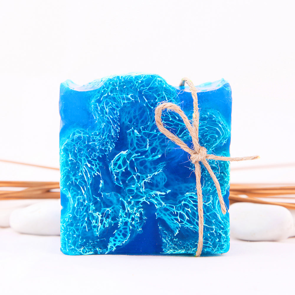 Lavender Natural Handmade Loofah Soap